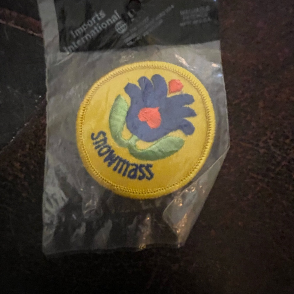 Vintage Ski Patch SNOWMASS Aspen Colorado New In Package